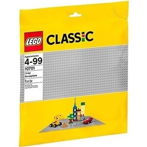 LEGO CLASSIC 10701 Gray Baseplate 15" x 15" Retired NEW SEALED